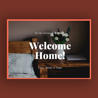 Welcome Card Design Challenge